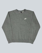Nike Grey Mini Swoosh Sweatshirt