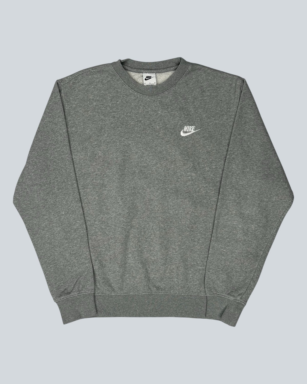 Nike Vintage Grey Small Swoosh Sweatshirt