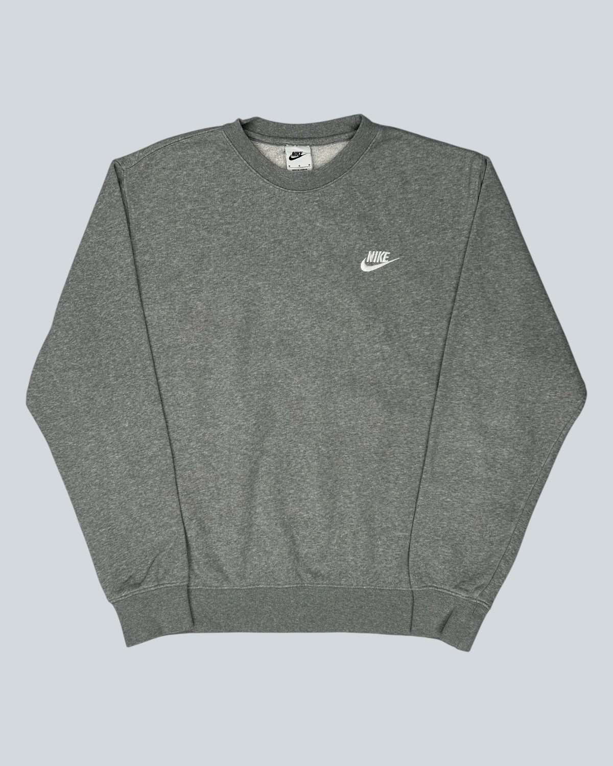 Nike Vintage Grey Small Swoosh Sweatshirt