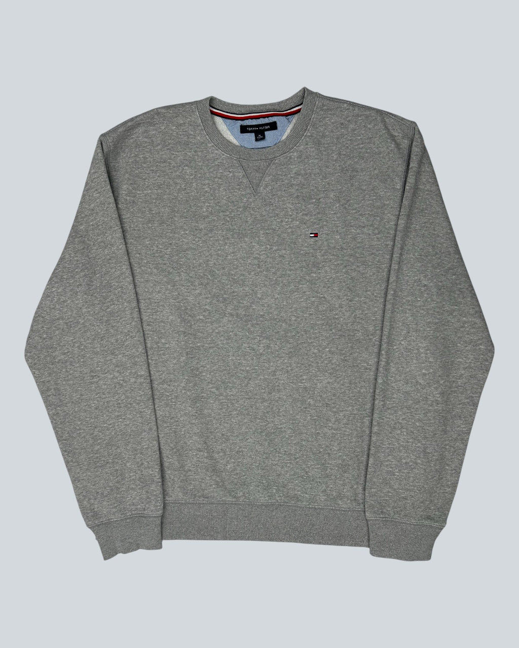 Tommy Hilfiger Vintage Grey Flag Logo Sweatshirt
