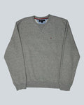Tommy Hilfiger Vintage Grey Flag Logo Sweatshirt