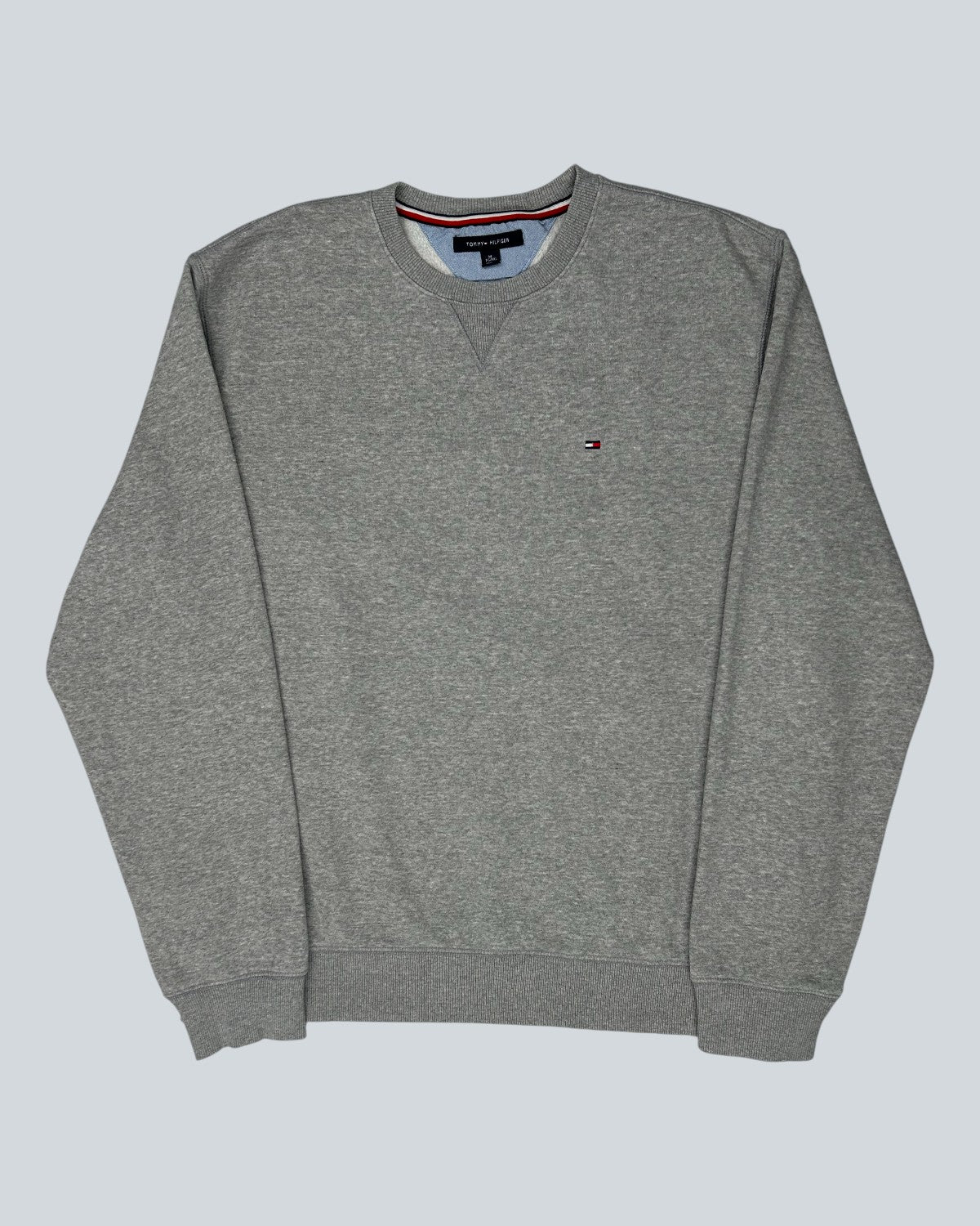 Tommy Hilfiger Vintage Grey Flag Logo Sweatshirt
