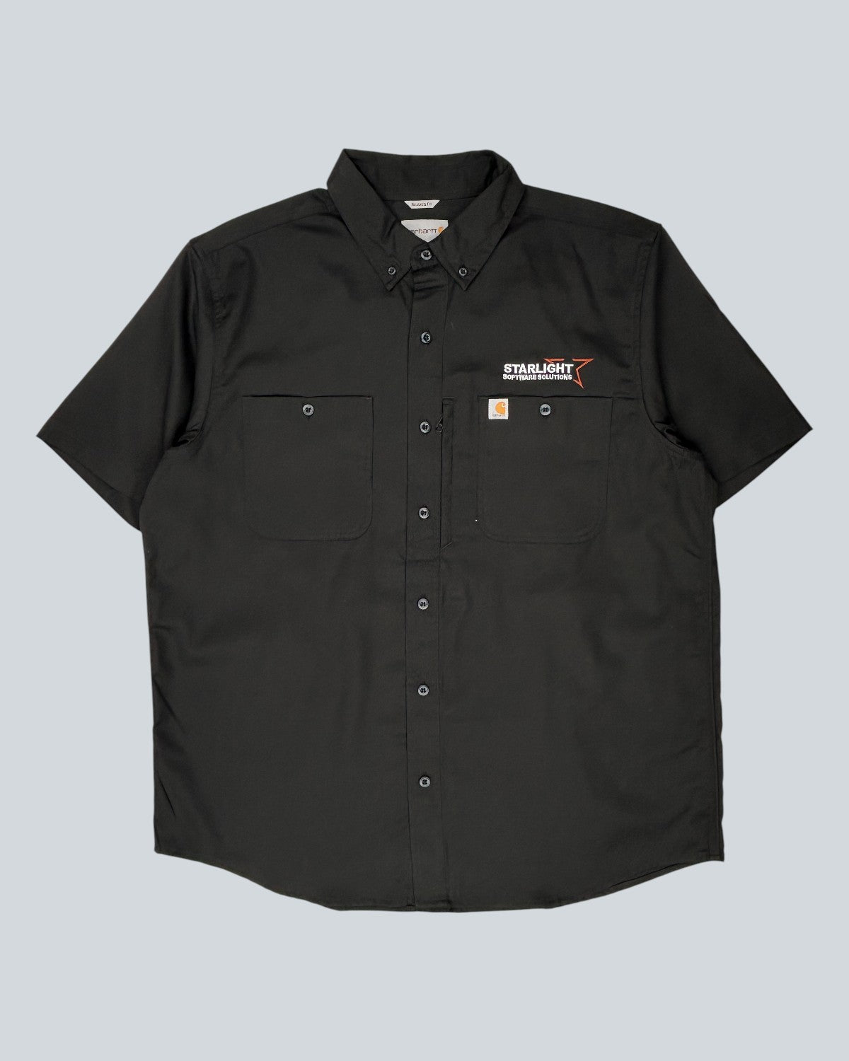 Carhartt Black Button-Up Work Shirt