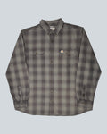 Carhartt Grey Plaid Button-Down Shirt