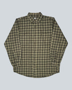 Carhartt Beige & Black Plaid Button-Down Shirt