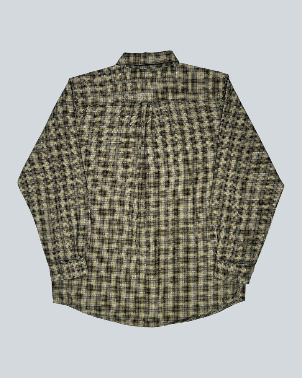 Carhartt Beige & Black Plaid Button-Down Shirt