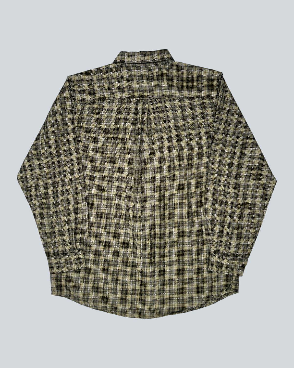 Carhartt Beige & Black Plaid Button-Down Shirt