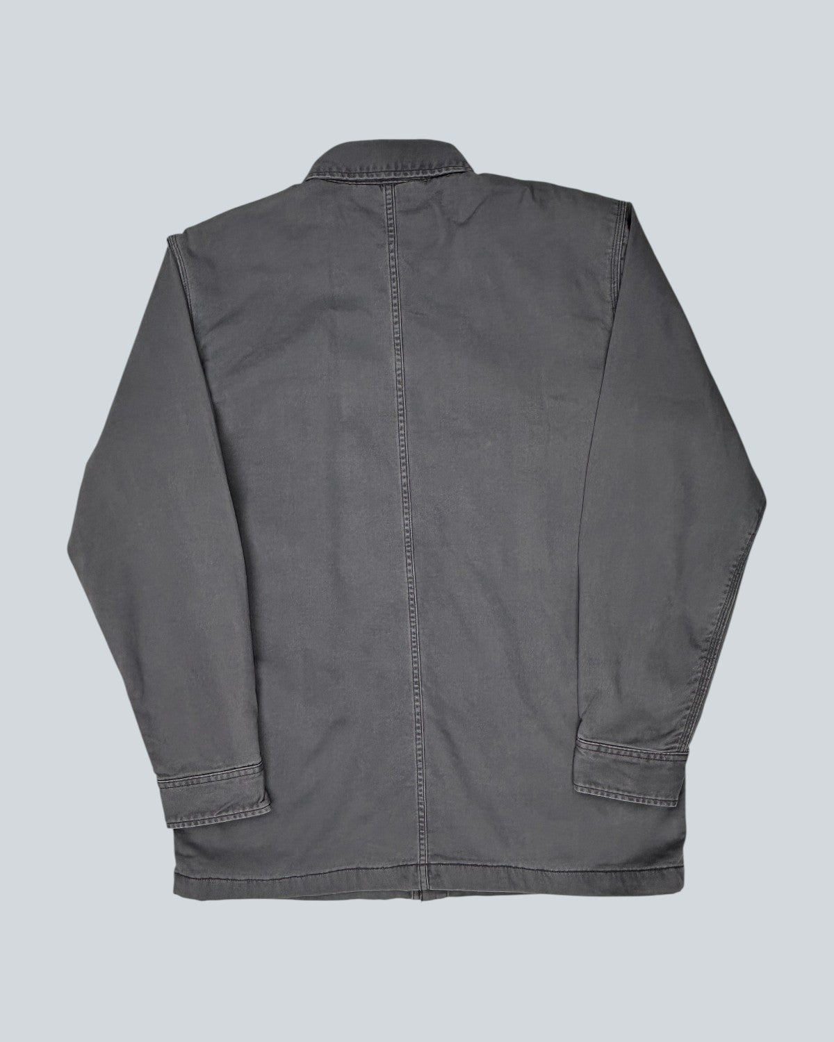 Carhartt Grey Button-Up Work Shirt