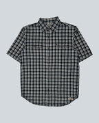 Carhartt Navy Check Short Sleeve Shirt