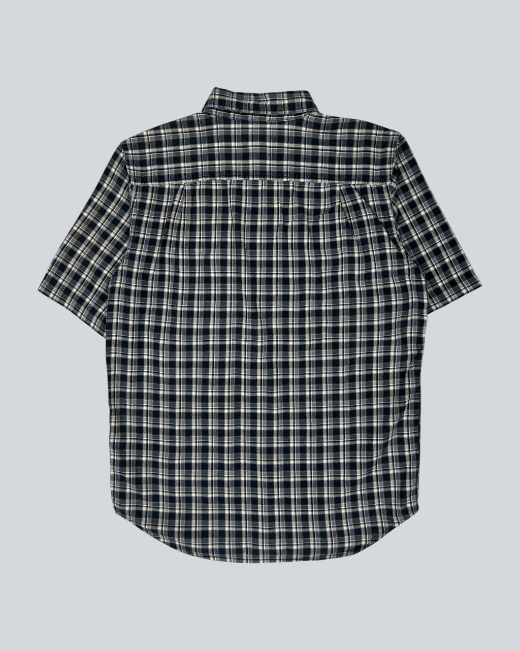 Carhartt Navy Check Short Sleeve Shirt