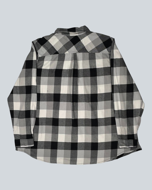 Carhartt Black & Grey Check Long Sleeve Shirt