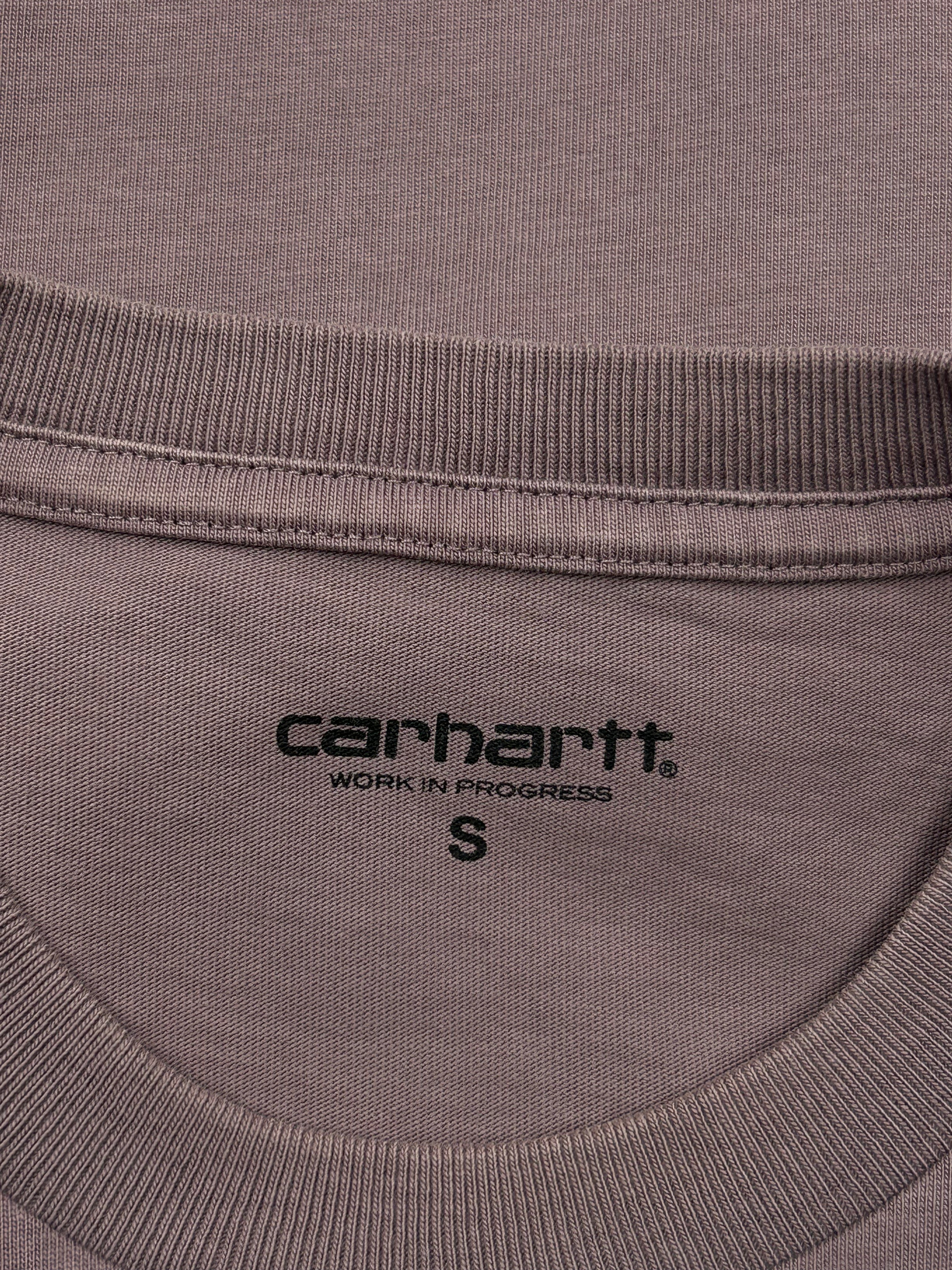 Carhartt WIP Mauve Logo T-Shirt