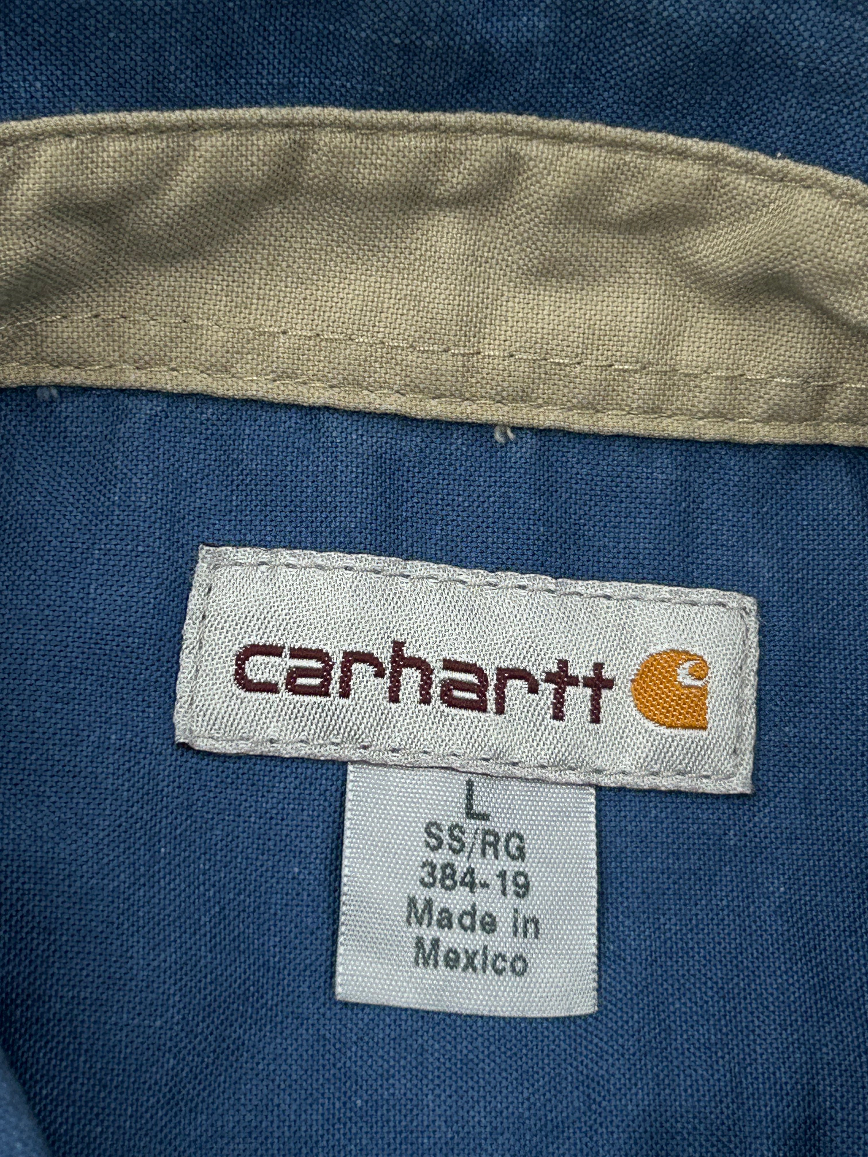 Carhartt Blue Work Shirt (Embroidered)