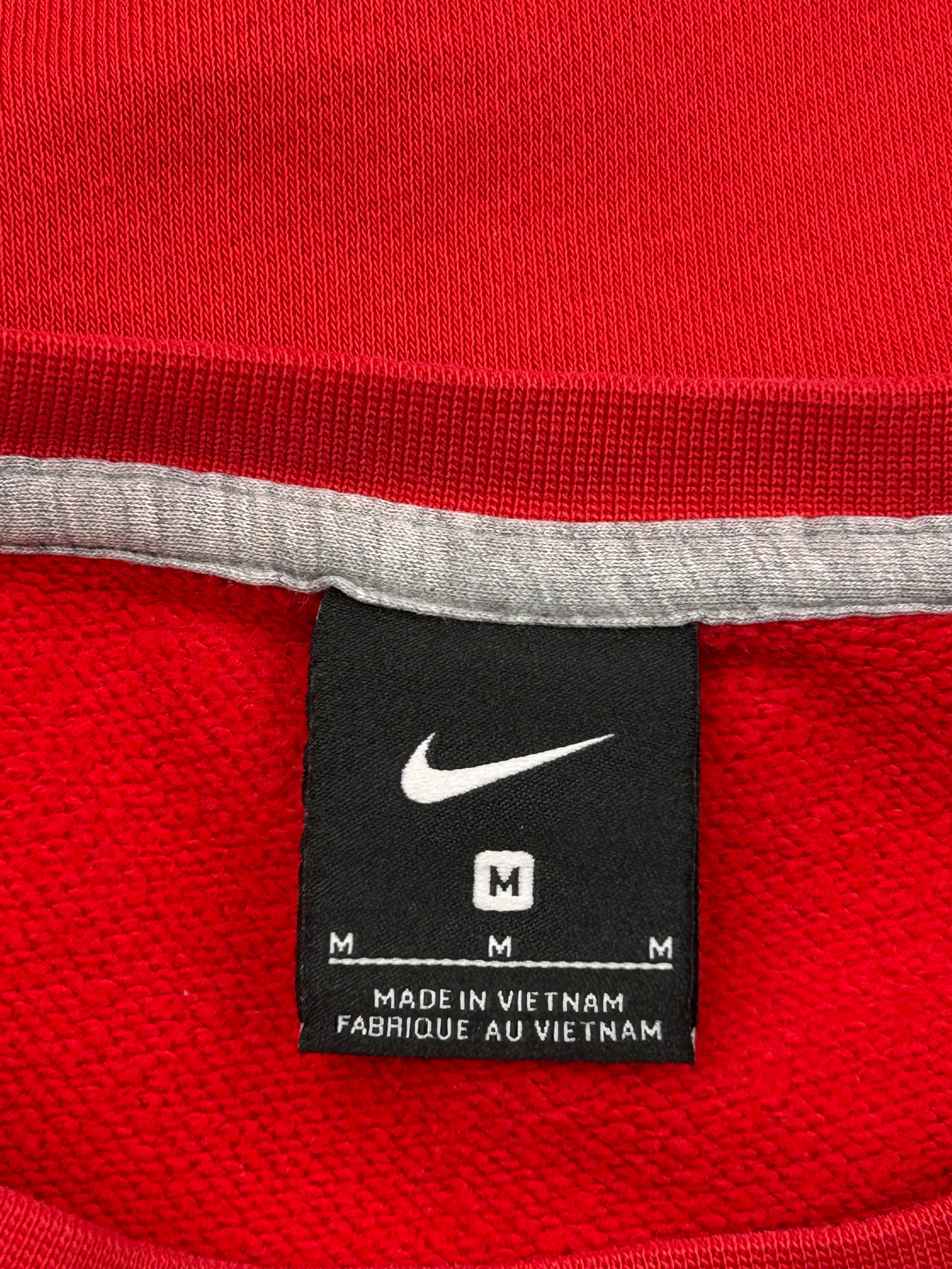 Nike Red Swoosh Sweatshirt