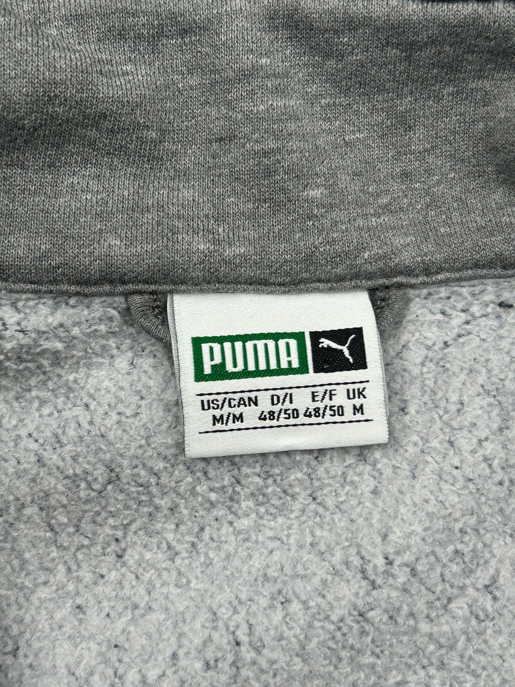 Puma Grey Colourblock Full-Zip Sweatshirt