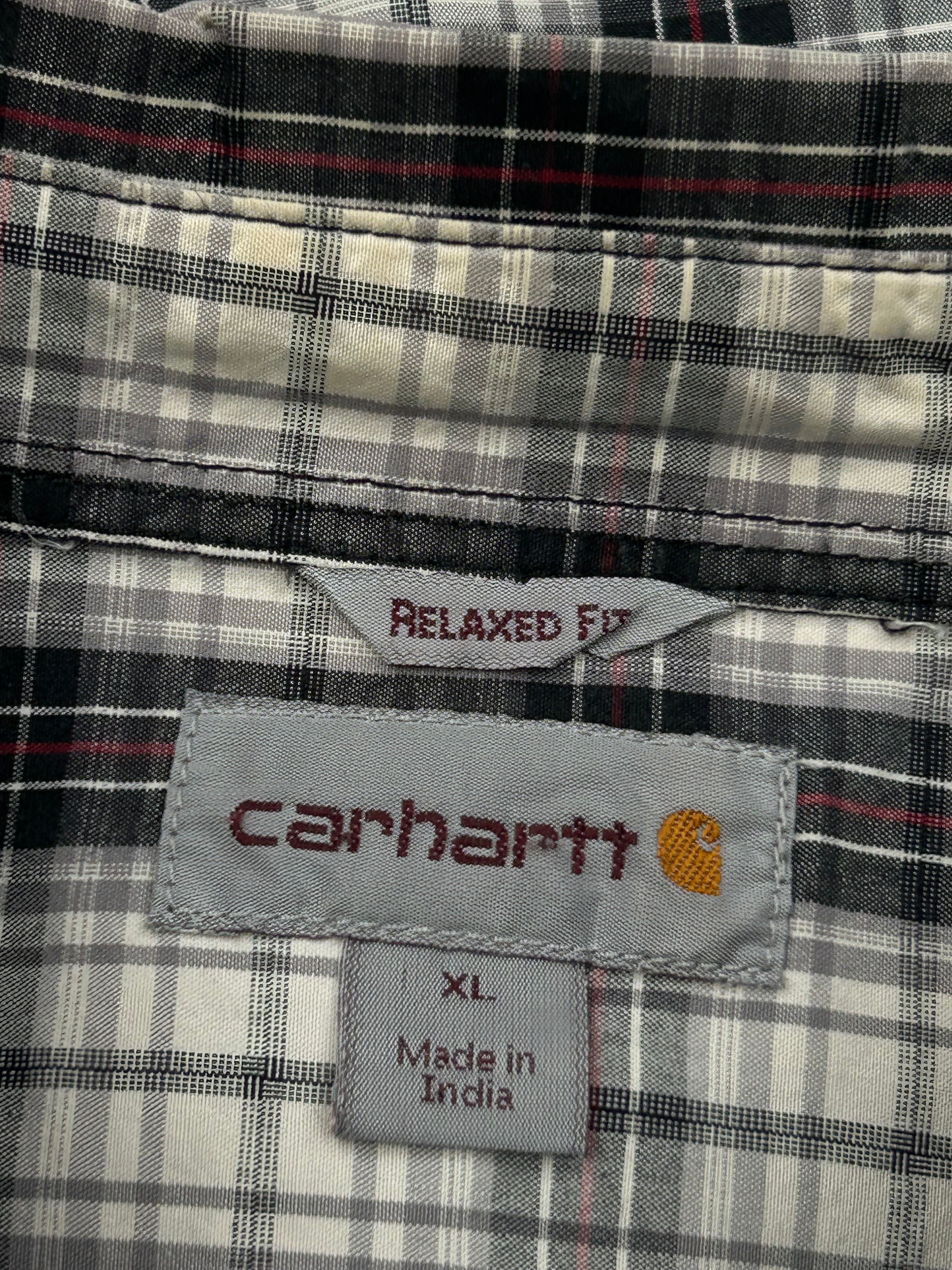 Carhartt Short Sleeve Plaid Button-Down Shirt