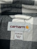Carhartt Black & Grey Check Long Sleeve Shirt