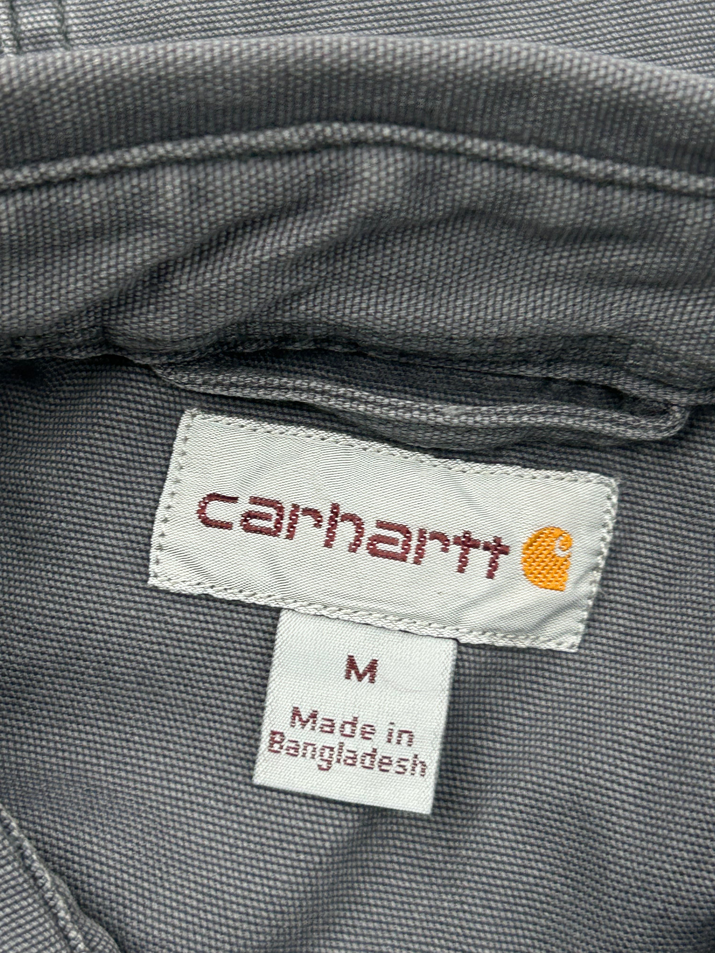 Carhartt Grey Button-Up Work Shirt