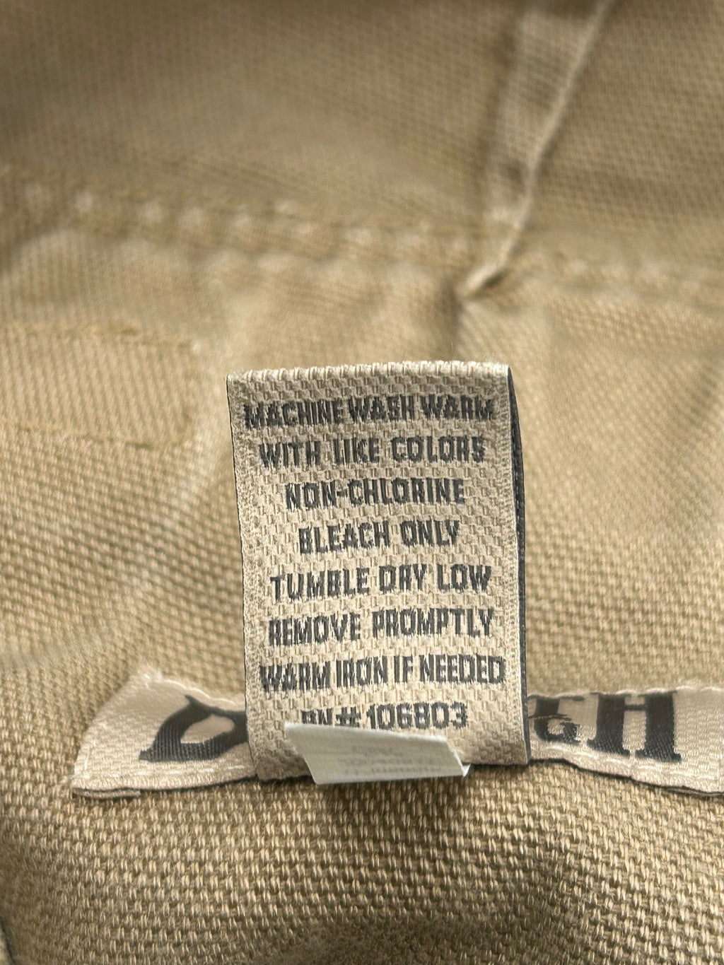 Duluth Trading Co. Khaki Cotton Utility Cargo Shorts