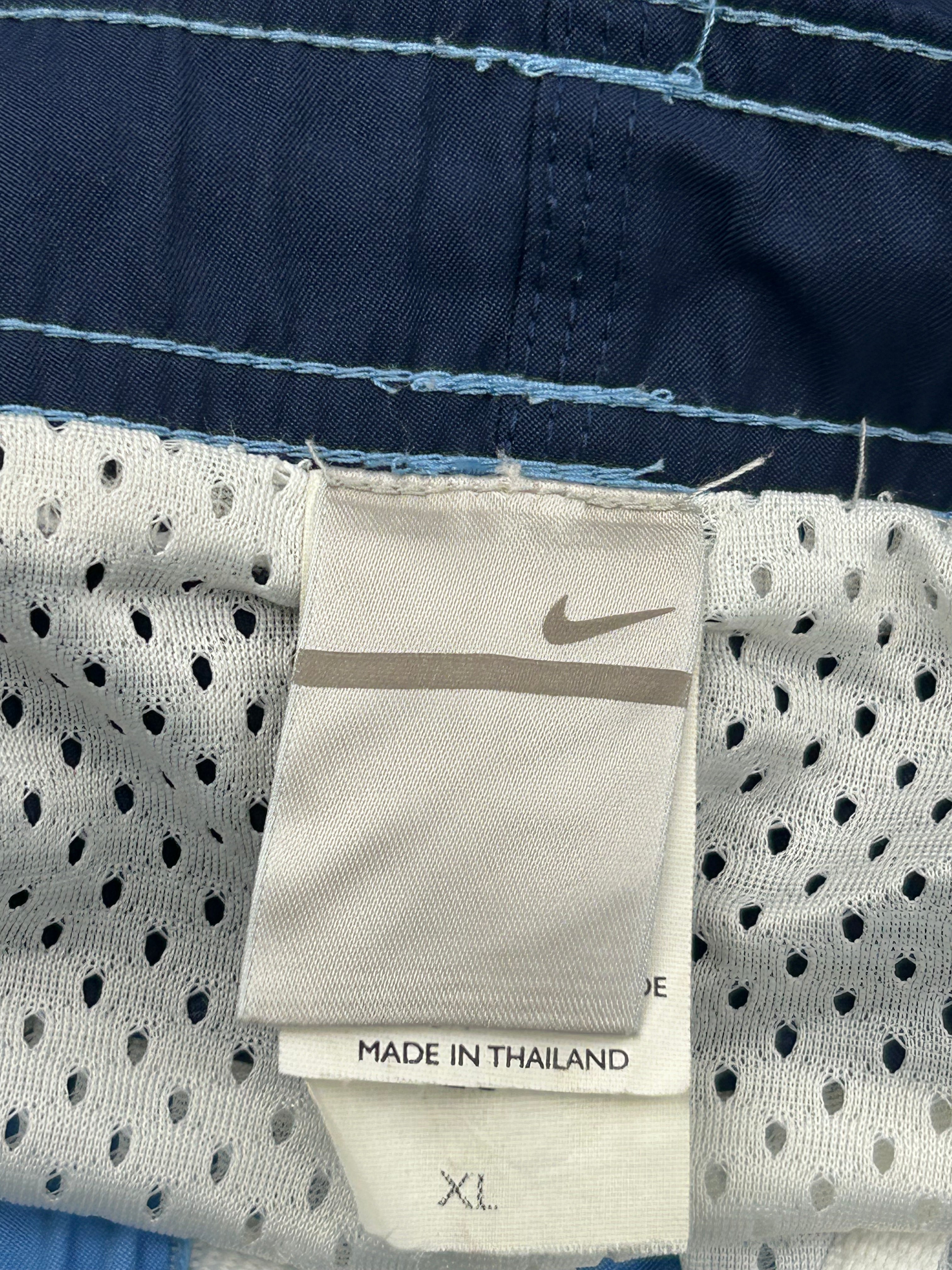 Nike Navy & Light Blue Colourblock Sports Shorts